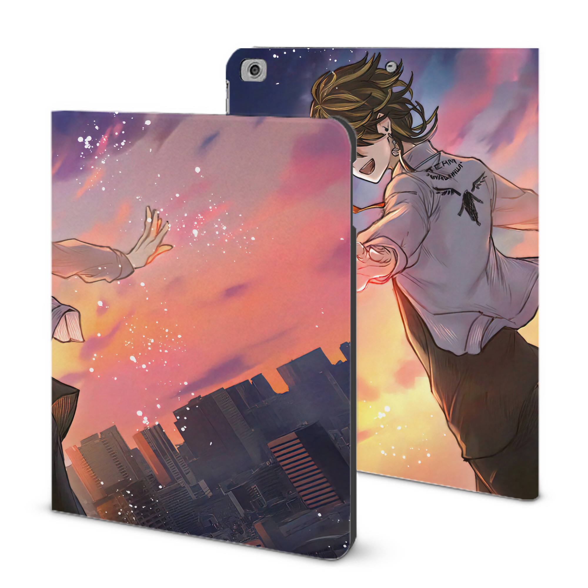 （画像用） 東京リベンジャーズ Tokyo Revengers IPad ケース ブック型 PUレザー TPU 耐衝撃 軽量 薄型 ペン収納なし 全面保護 IPad 各モデル対応